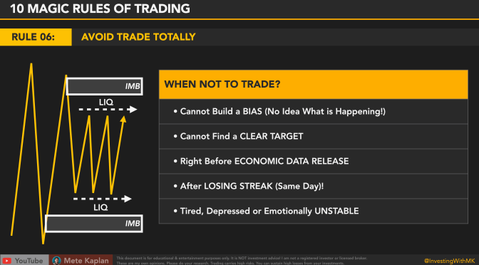 Rules of Trading! Rules of PRO TRADERS!